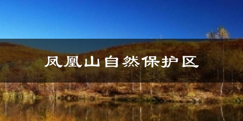 鳳凰山自然保護(hù)區(qū)今日天氣