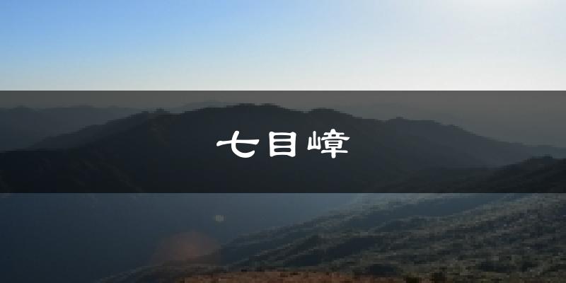 七目嶂今日天氣