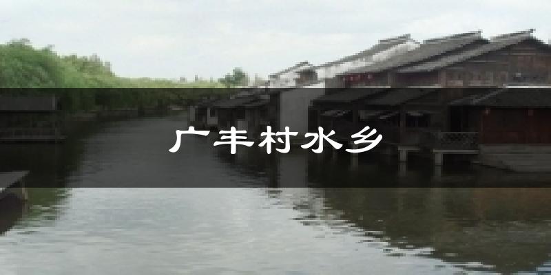 廣豐村水鄉(xiāng)今日天氣